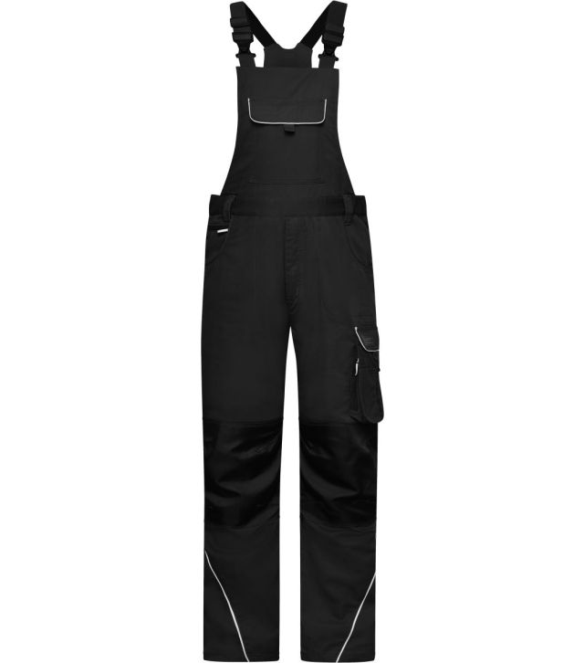 Workwear Latzhose - Solid, black