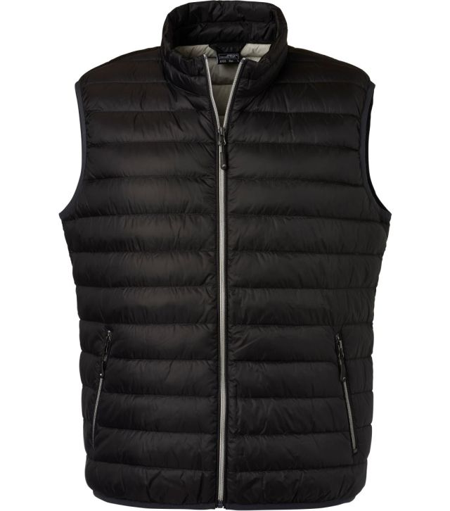 Herren Daunen Bodywarmer, black/silver