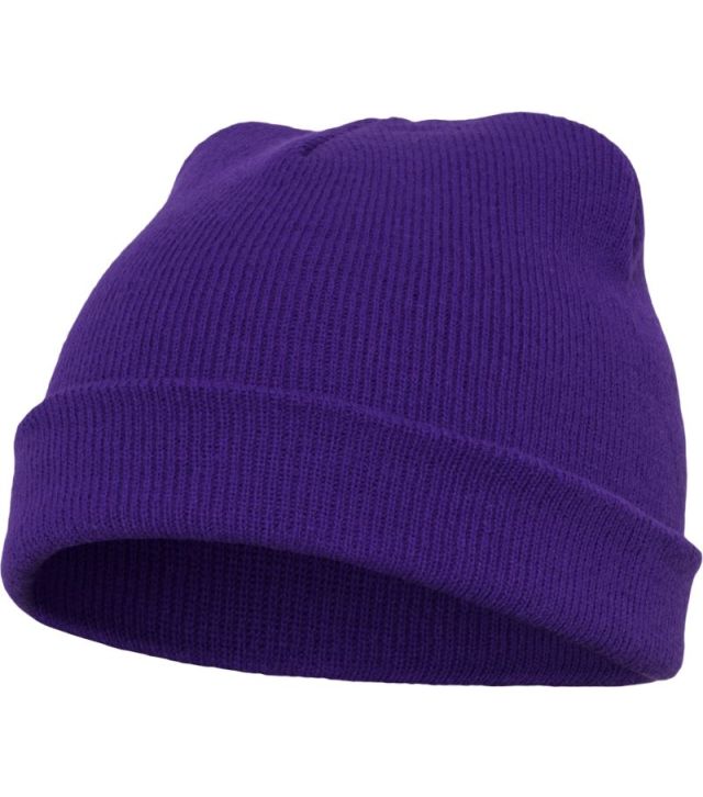 Strickmütze, purple