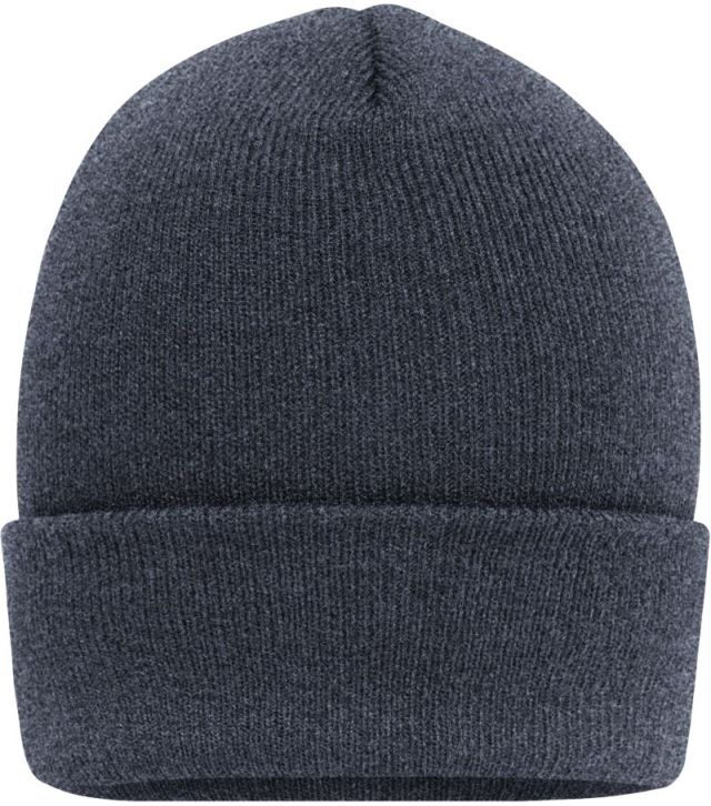 Strick Beanie, grey melange