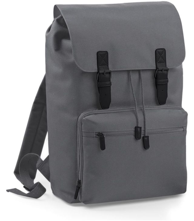 Vintage Laptop Rucksack, graphite grey/black