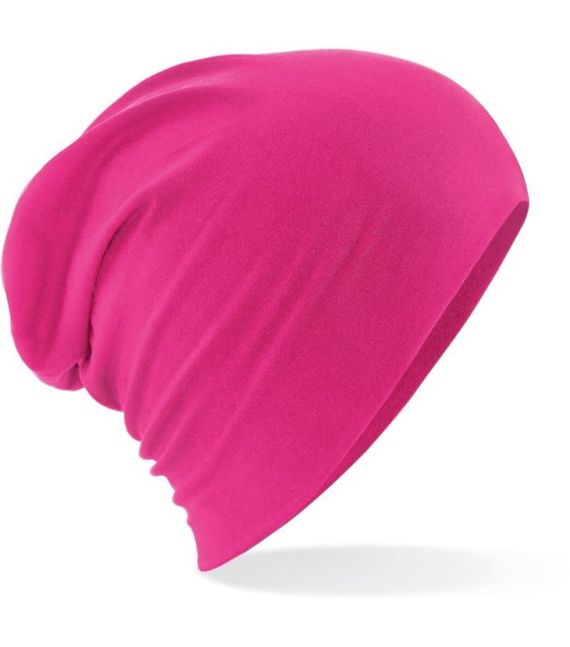 Hemsedal Cotton Slouch Beanie, fuchsia