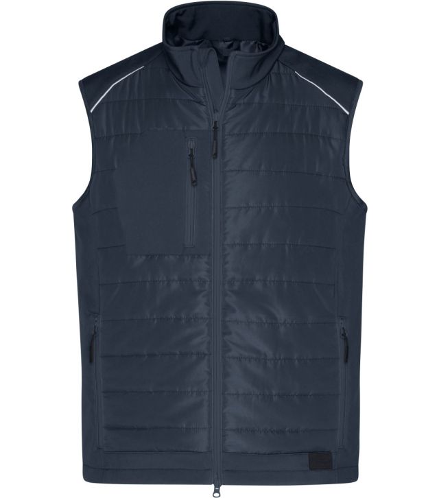 Herren Hybrid Gilet, carbon/carbon