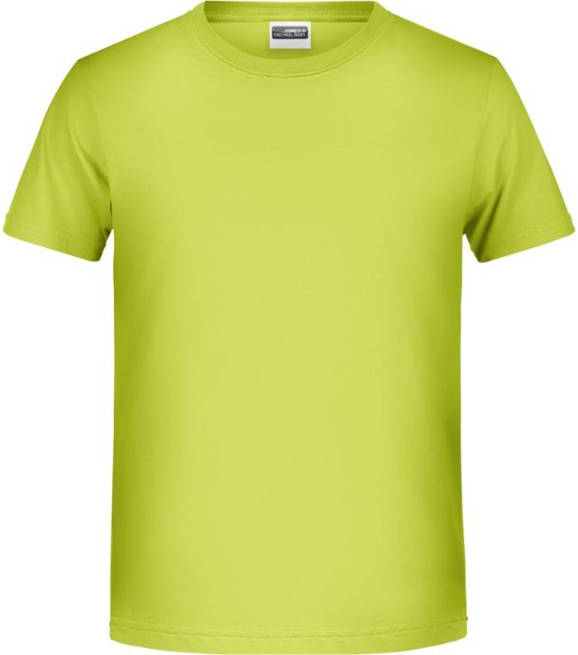 Jungen Bio T-Shirt, acid yellow