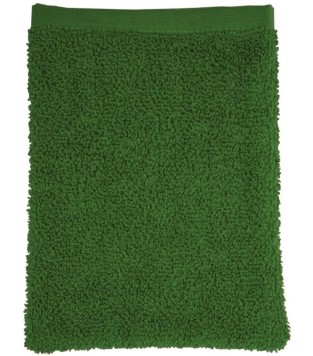 Waschhandschuh, green