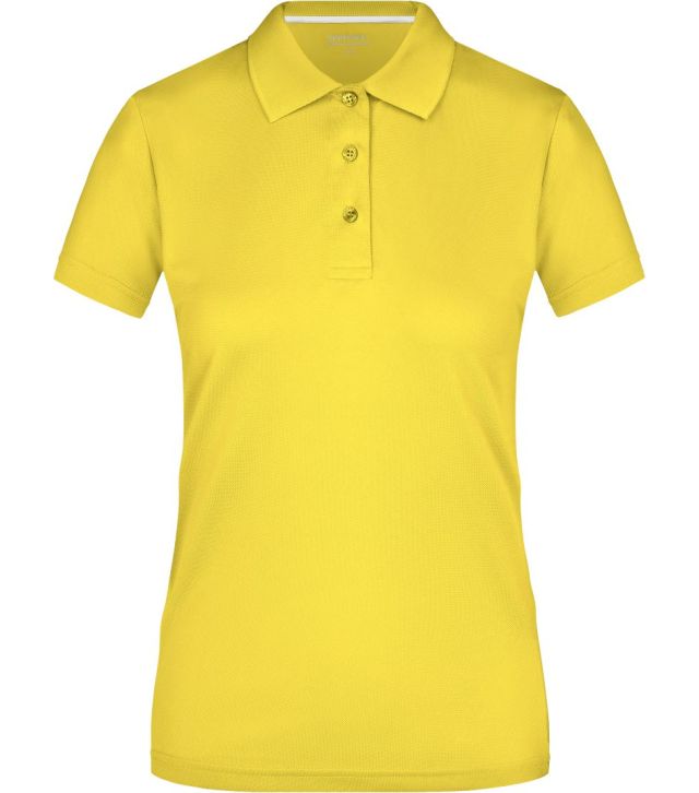 Damen High Performance Polo, yellow