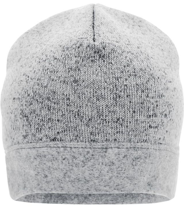 Workwear Strickmütze in Melangeoptik - Strong, white melange/carbon