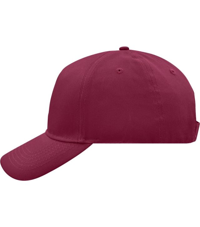 5 Panel Kappe, burgundy