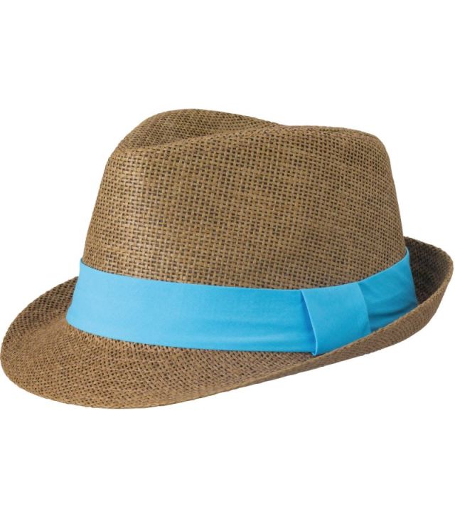 Street Style Hut, brown/turquoise