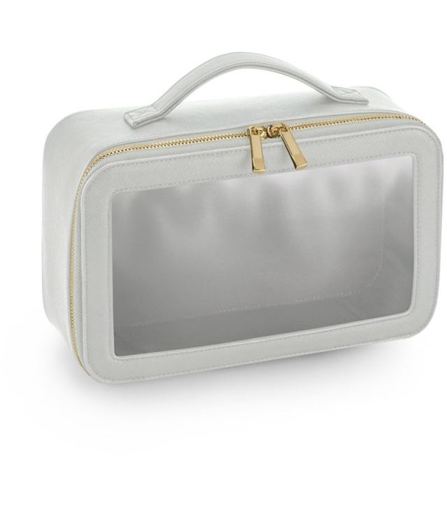 Accessoires Tasche mit Sichtfenster "Boutique", soft grey