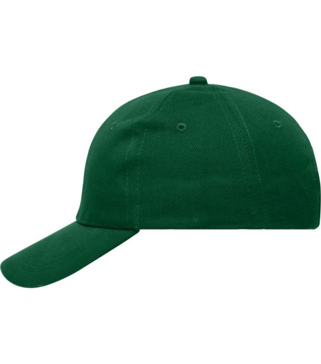 Schwere 6 Panel Baumwoll Kappe, dark green