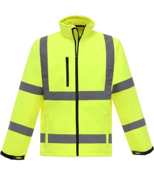 Hi-Vis Softshell Jacke