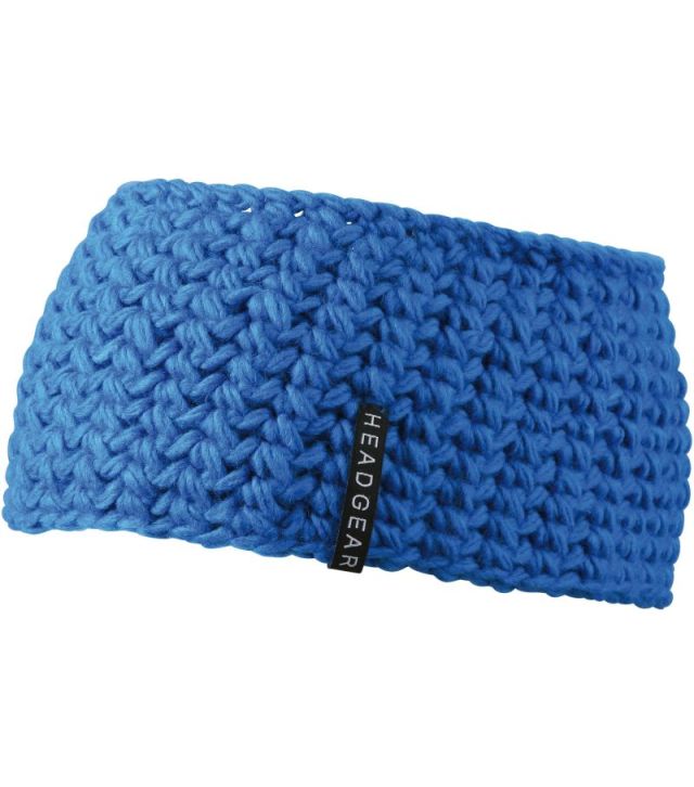Häkel Stirnband, aqua
