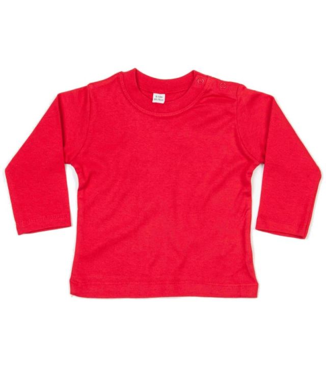 Baby T-Shirt langarm, red