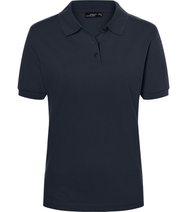 Damen Piqué Polo, navy