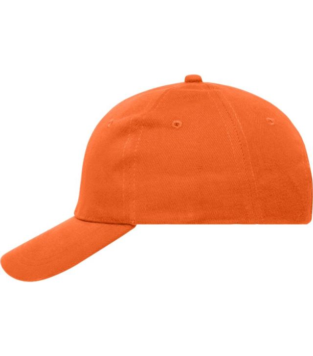 Schwere 6 Panel Baumwoll Kappe, orange