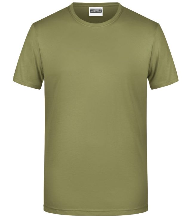 Herren Bio T-Shirt, khaki