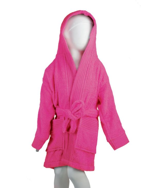 Baby Bademantel, magenta