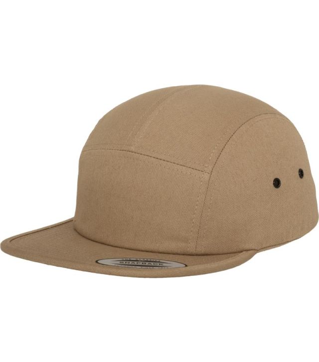 5 Panel Classic Jockey Kappe, khaki