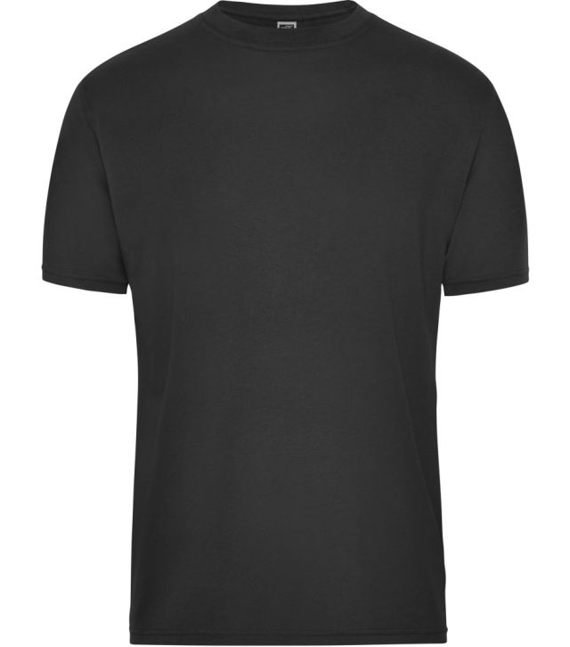 Herren Bio Workwear T-Shirt - Solid, black