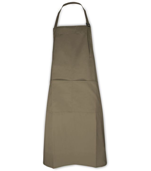 Latzschürze, taupe